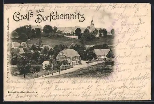 AK Dorfchemnitz / Freiberg, Restaurant Haltestelle