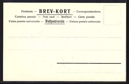 AK Rentier-Herde an einem Gewässer