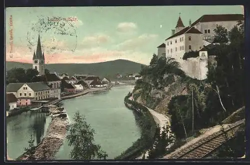 AK Ledec n. Saz., Flusspartie durch die Ortschaft