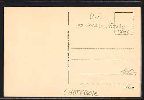 AK Chotebor, Partie z Choteborska, Ceska chalupa v Dobkove