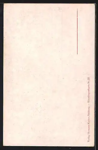 Künstler-AK Edward Theodore Compton: Salzburg-Ausblick vom Kapuzinerberg