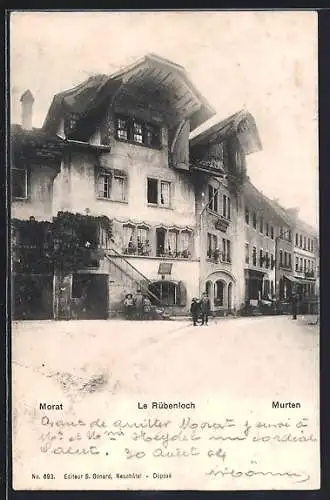 AK Morat / Murten, Le Rübenloch mit Kindern