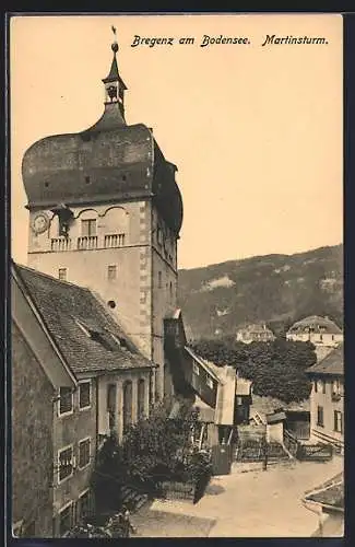 AK Bregenz am Bodensee, Partie am Martinsturm