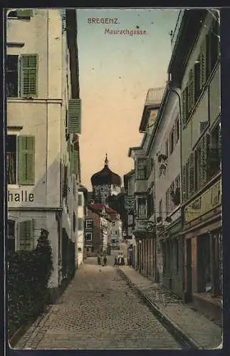 AK Bregenz, Blick in die Maurachgasse