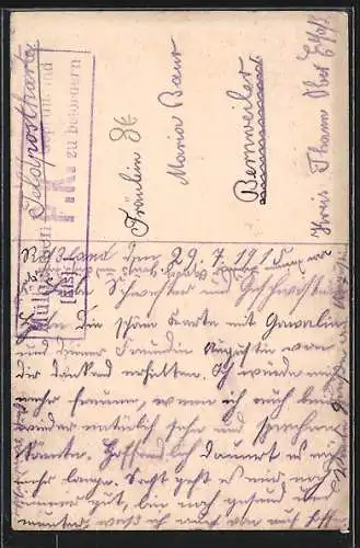 AK Grossherzog Friedrich II. von Baden in Uniform im grossen Kriegsjahr 1915