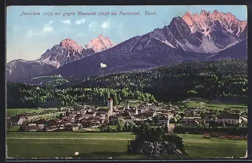 AK Innichen, Ansicht gegen Haunold