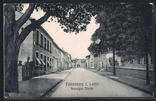 AK Falkenberg, Blick in die Nanziger Strasse