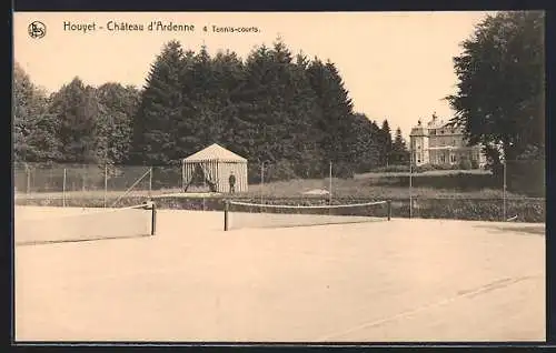 AK Houyet, Chateau d`Ardenne, Tennisplatz