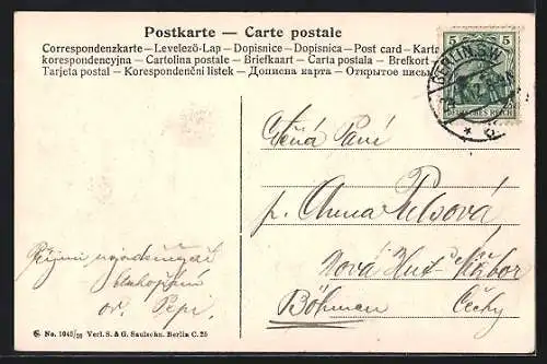 AK Berlin-Treptow, Riesenfernrohr der neuen Sternwarte