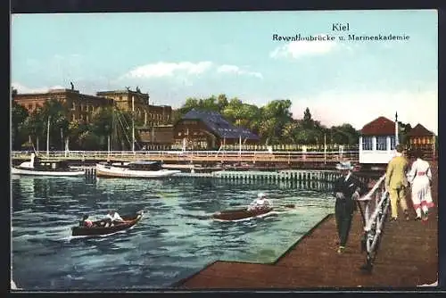 AK Kiel, Reventloubrücke und Marineakademie