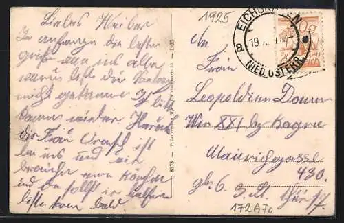 AK Klausen-Leopoldsdorf, Ortspanorama, Kaiser Franz Josef-Warte am Schöpfel