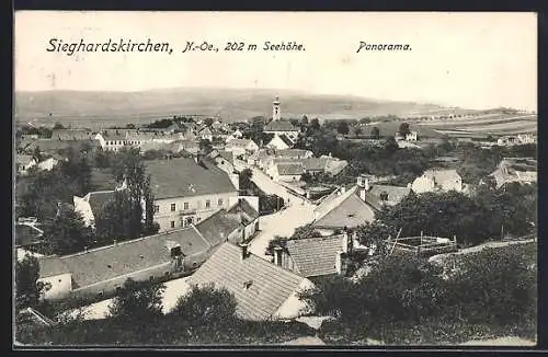 AK Sieghartskirchen /N.-Oe., Ortsansicht aus der Vogelschau