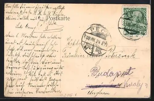 AK Tulln, Hotel Brenner bei der Landesbrücke, Kaiser Franz Josef-Kaserne