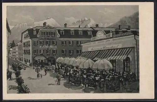 AK Hofgastein, R. & M. Bachbauer`s Hotel ZENTRAL