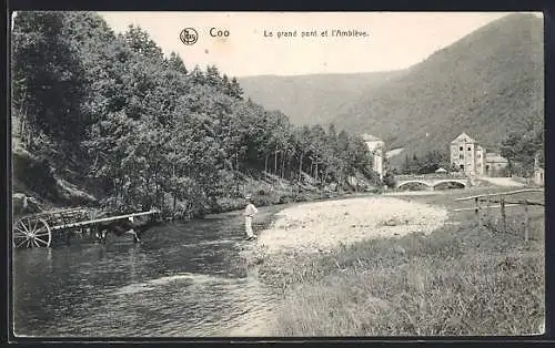 AK Coo, Le grand pont et l`Amblève