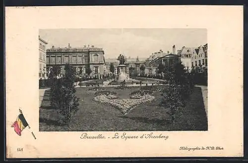 Präge-AK Bruxelles, Le Square d`Arenberg