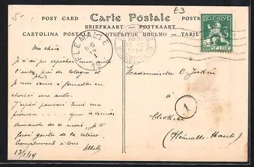 Präge-AK Bruxelles, Le Square d`Arenberg