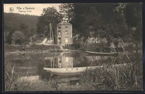 AK Alle s. Semois, Passage d`eau