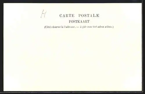 AK Havré, Vue générale du Château