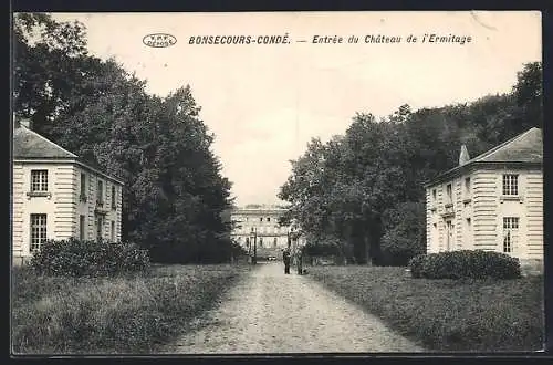 AK Bonsecours-Condé, Entrée du Château de l`Ermitage