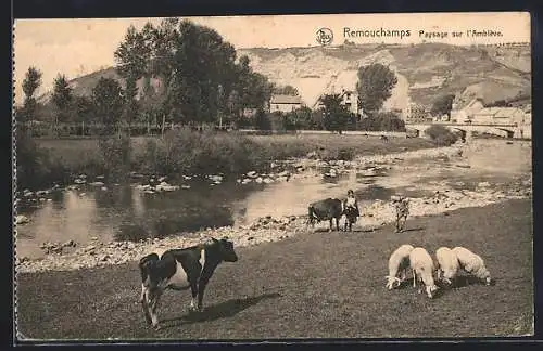 AK Remouchamps, Paysage sur l`Amblève