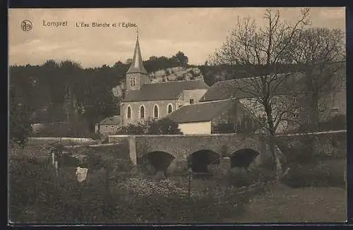 AK Lompret, L`Eau Blanche et l`Eglise
