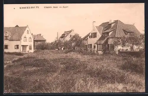 AK Knocke-Zoute, Chalets dans les dunes