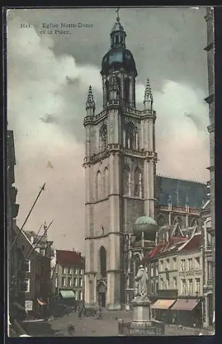 AK Hal, Eglise Notre-Dame et la Place
