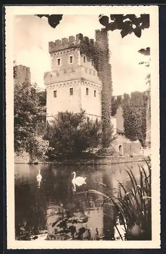 AK O.-L.-V. Lombeek, Kasteel de Rokkenborch en Vijver