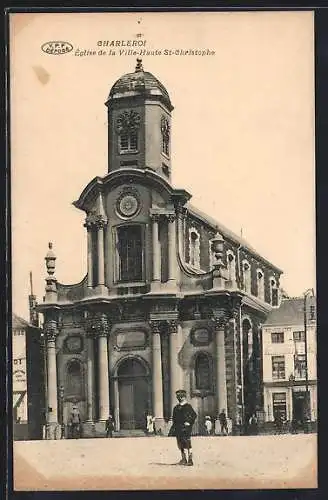 AK Charleroi, Église de la Ville-Haute St-Christophe