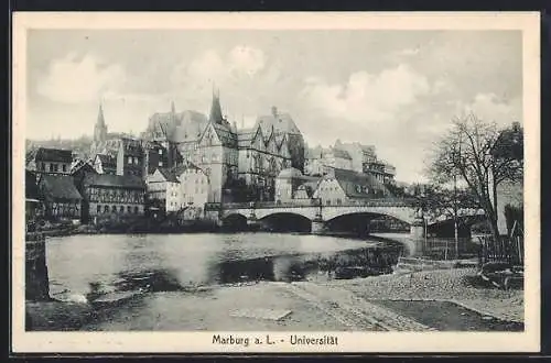 AK Marburg, Wasserseite der Universität