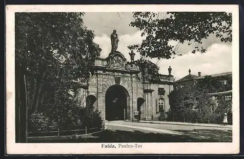 AK Fulda, Blick auf das Paulus-Tor