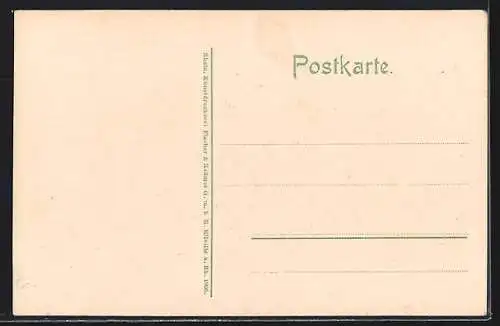 AK Marburg a. d. Lahn, Stadtansicht aus der Vogelschau