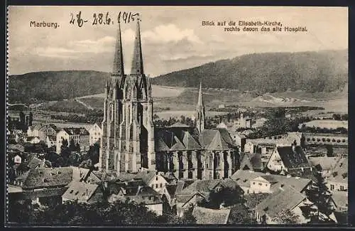 AK Marburg, Elisabeth-Kirche und das alte Hospital