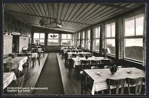 AK Zavelstein /württemb. Schwarzwald, Gasthof Zum Lamm, Bes. Walter Krieg