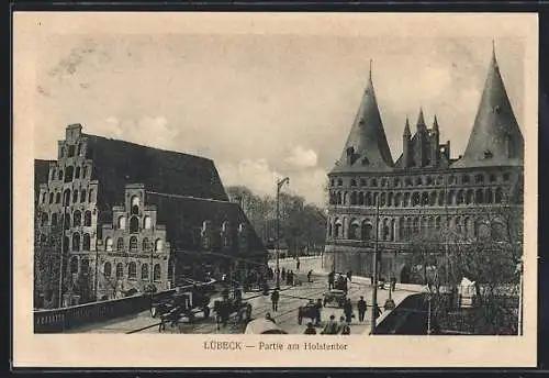 AK Lübeck, Partie am Holstentor