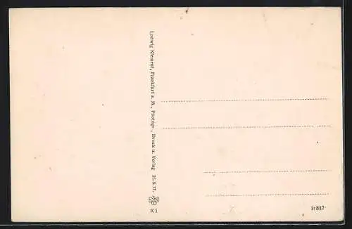 AK Limburg a. L., Ortsansicht vom Greifenberg aus