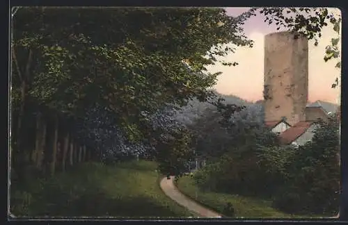 AK Einbeck, Am Wall mit Storchenturm