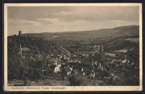 AK Stromberg / Hunsrück, Ortsansicht aus der Vogelschau