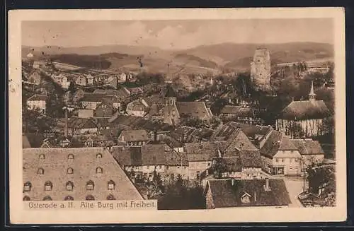 AK Osterode a. H., Alte Burg mit Freiheit