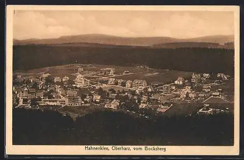 AK Hahnenklee /Oberharz, Blick vom Bocksberg