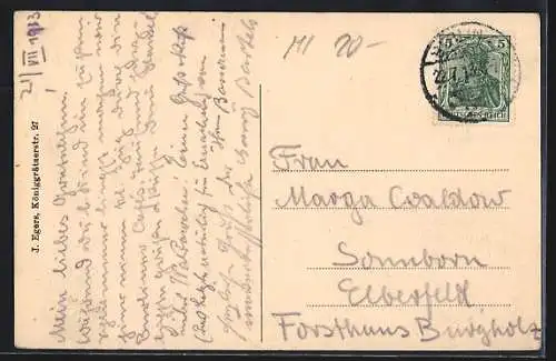 AK Berlin, Reichs-Café und Restaurant v. Ed. Hoffmann, Alexanderstrasse 12, Innenansicht