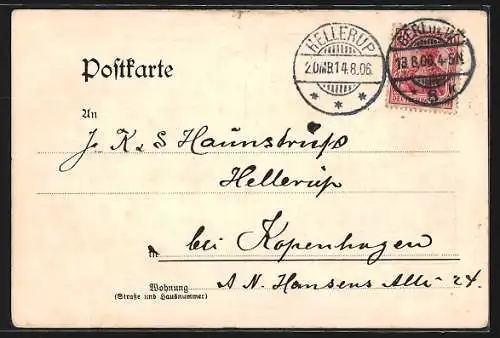 AK Berlin, Westminster-Hotel, Unter den Linden 17-18