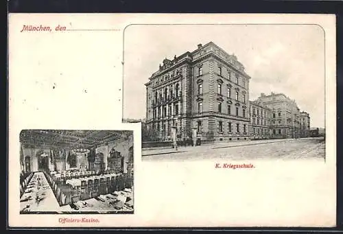 AK München, Offiziers-Kasino, K. Kriegsschule