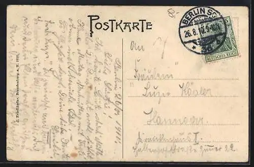 AK Berlin-Treptow, Cafe Paradies-Garten