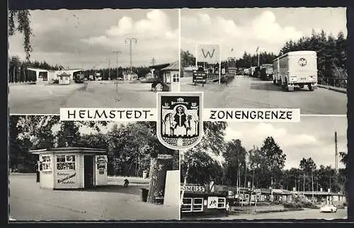 AK Helmstedt, Zonengrenze, verschiedene Ansichten