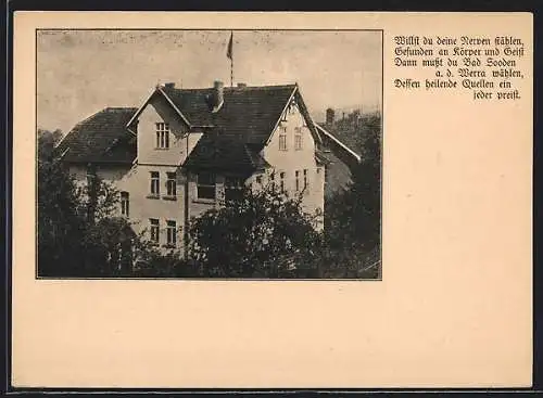 AK Sooden-Allendorf, Hotel Haus Johanna Marg. Ludwig und Hanna Vogel