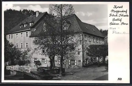 AK Muggendorf /Fränk. Schweiz, Gasthof Goldner Stern