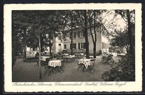 AK Ebermannstadt /Fränk. Schweiz, Gasthof Goldener Engel
