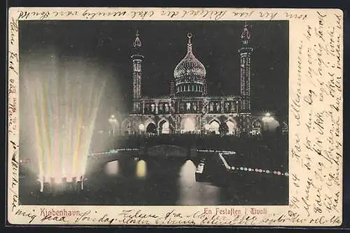 AK Kobenhavn, En Festaften i Tivoli